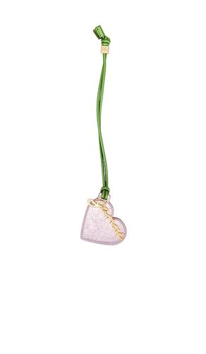 Bou Heart Mirror Crushed Bicolor Bag Charm in - Ganni - Modalova