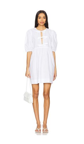 Poplin Tie String Mini Dress in . Size 34, 36, 38, 40, 42 - Ganni - Modalova