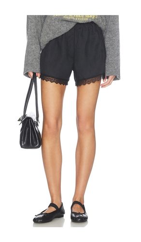 Light Linen Lace Hem Shorts en . Taille 32. Also en 34, 36, 38, 40 - Ganni - Modalova