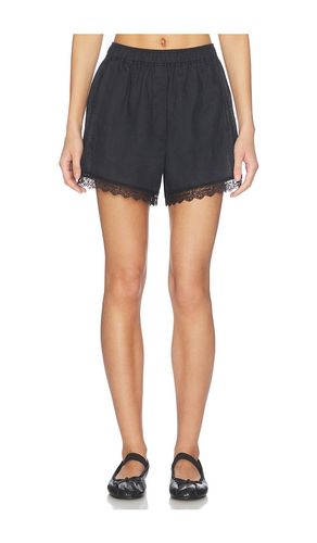 Light Linen Lace Hem Shorts en . Taille 32. Also en 34, 36 - Ganni - Modalova