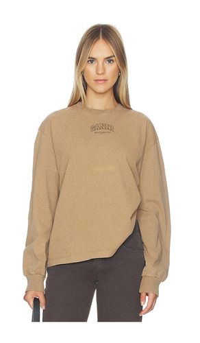 PULL FUTURE ESSENTIALS WASHED EFFECT LONG SLEEVE en . Taille M. Also en S - Ganni - Modalova