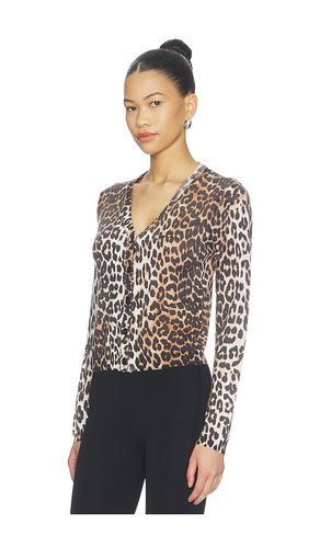 GILET PRINTED MERINO en . Taille XS. Also en S, M, L - Ganni - Modalova