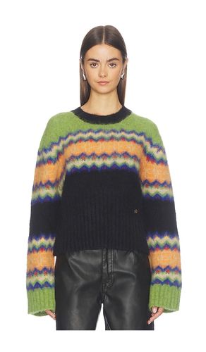 PULL BRUSHED ALPACA FAIRISLE en . Taille L. Also en M, S, XS - Ganni - Modalova