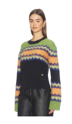 PULL BRUSHED ALPACA FAIRISLE en . Taille L. Also en M, S, XS - Ganni - Modalova