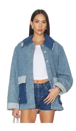 BLOUSON PATCHWORK DENIM MIDI en . Taille L/XL. Also en XXS/XS - Ganni - Modalova