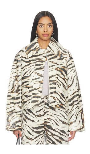 BLOUSON PRINTED LAMINATED COTTON CANVAS BARN en . Taille M/L. Also en - Ganni - Modalova