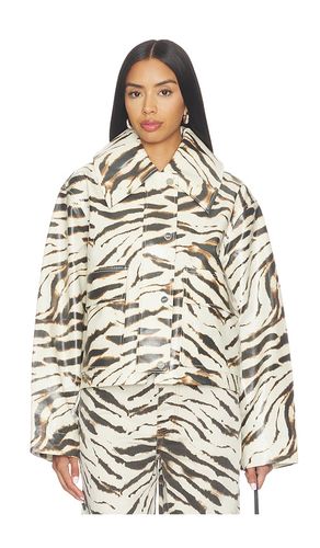 BLOUSON PRINTED LAMINATED COTTON CANVAS BARN en . Taille M/L. Also en - Ganni - Modalova