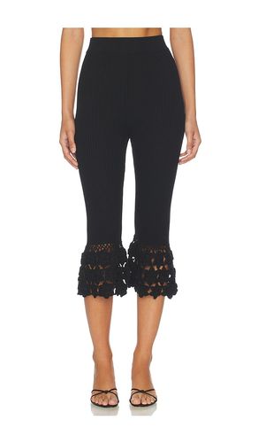 PANTALON FINE COTTON RIB CROCHET en . Taille XS. Also en S, M - Ganni - Modalova