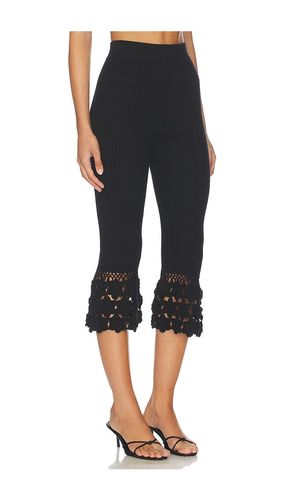 PANTALON FINE COTTON RIB CROCHET en . Taille XS. Also en S, M - Ganni - Modalova