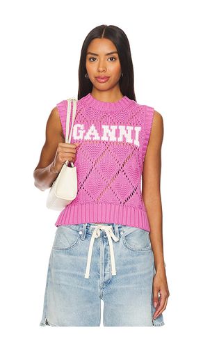 TOP SANS MANCHES ROPE in . Size S, XS - Ganni - Modalova