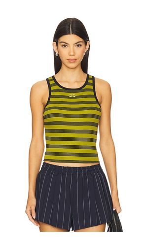 Striped Rib Tank Top in . Size S - Ganni - Modalova