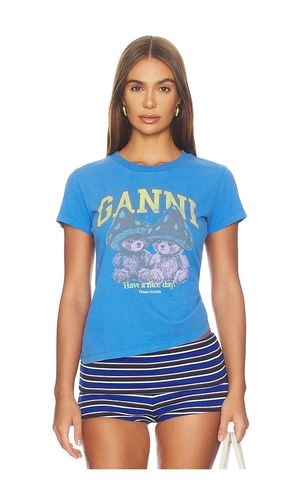 T-SHIRT FUTURE HEAVY JERSEY BABY FIT TEDDY MUSHROOM en . Taille XS. Also en S - Ganni - Modalova