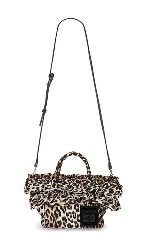 Mini Shopper Ruffle Print in - Ganni - Modalova