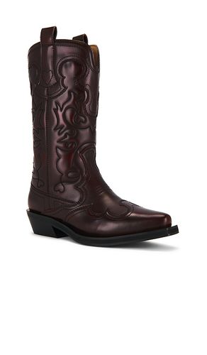 BOTTINES EMBROIDERED WESTERN en . Taille 36. Also en - Ganni - Modalova
