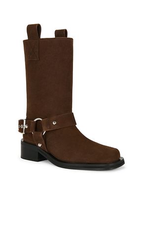 BOTTINES MID SHAFT BIKER en . Taille 37. Also en 38, 40 - Ganni - Modalova