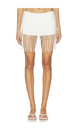 X REVOLVE Aria Tassel Skirt in . Size M. Also in S, XS - Geel - Modalova