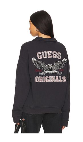 SWEAT À COURTE GLISSIÈRE WASHED in . Size XL/1X - Guess Originals - Modalova