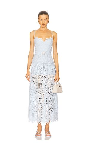 ROBE MAXI EN COTON AVEC ŒILLETS ZURIA en . Taille 0. Also en 2 - Generation Love - Modalova