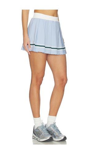JUPE PLISSÉE À RAYURES STYLE UNIVERSITAIRE VARSITY STRIPED PLEATED SKIRT en . Taille S. Also en XL, XS - Gold Hinge - Modalova