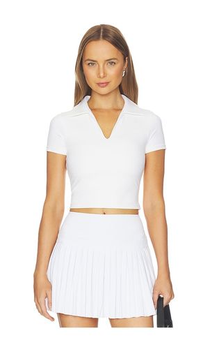 TOP POLO PREPPY AVEC COL V PREPPY V-NECK POLO TOP en . Taille XS. Also en M - Gold Hinge - Modalova