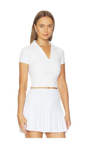 TOP POLO PREPPY AVEC COL V PREPPY V-NECK POLO TOP en . Taille L. Also en S - Gold Hinge - Modalova