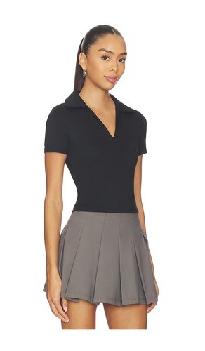 POLO PREPPY À COL V V-NECK PREPPY POLO TOP en . Taille L. Also en S - Gold Hinge - Modalova