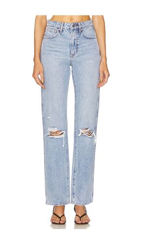 JEAN SLIM DROIT SUPER TAILLE HAUTE SARA in -. Size 24, 25, 26, 27, 29, 30, 32 - GRLFRND - Modalova