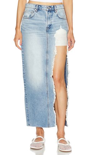 JUPE MAXI AVEC FENTE HAUTE BLANCA in -. Size 25 - GRLFRND - Modalova