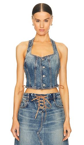 Phoebe Laced Halter Top in -. Size S - GRLFRND - Modalova