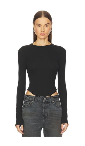 T-SHIRT SCOOP HEM LONG SLEEVE TEE en . Taille L. Also en M, S, XL, XS - GRLFRND - Modalova