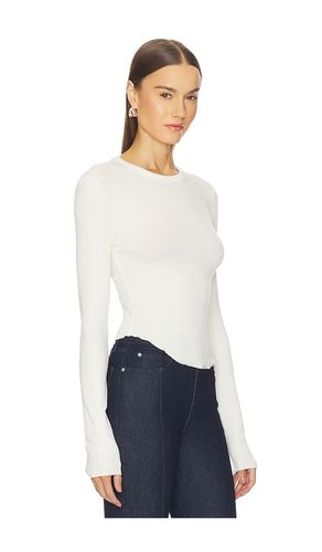T-SHIRT SCOOP HEM LONG SLEEVE TEE en . Taille S. Also en XS, M, L, XL - GRLFRND - Modalova