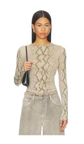 X Sophia Kelly Sheer Crew Neck Tee en . Taille L. Also en M, S, XL - GRLFRND - Modalova