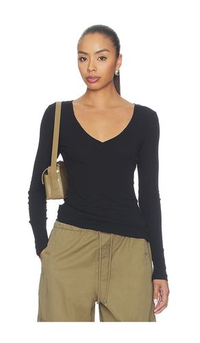 X Sophia Kelly Sheer V-neck Tee en . Taille L. Also en M, S, XL - GRLFRND - Modalova