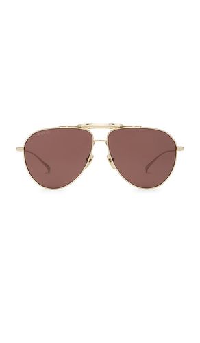 Bamboo Metal Pilot Sunglasses in - Gucci - Modalova