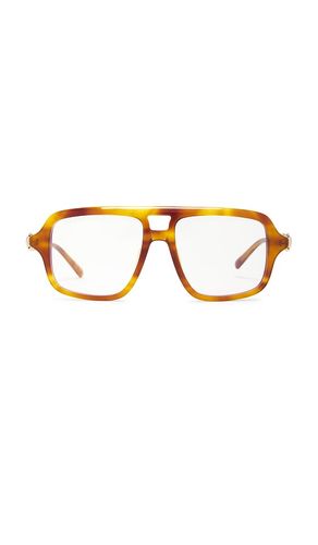 Gucci Shield Eyeglasses in Brown - Gucci - Modalova