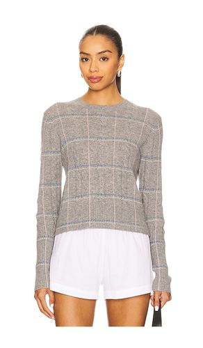 Shrunken Check Crew Sweater en . Taille M. Also en XL - Guest In Residence - Modalova