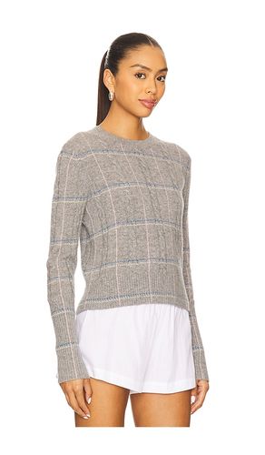 Shrunken Check Crew Sweater en . Taille S. Also en XS, M, XL - Guest In Residence - Modalova