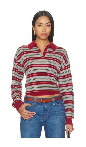 Collegiate Stripe Polo Sweater en . Taille XS. Also en S, M - Guest In Residence - Modalova