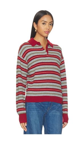 Collegiate Stripe Polo Sweater en . Taille XS. Also en S, M - Guest In Residence - Modalova