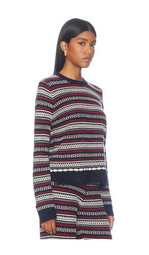 Western Stripe Crew Sweater en . Taille L. Also en M, S, XS - Guest In Residence - Modalova