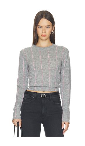 Shrunken Checker Crew Sweater en . Taille L. Also en M, S, XS - Guest In Residence - Modalova