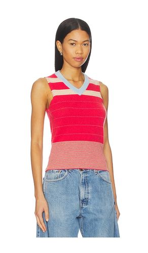 GILET SANS MANCHES À RAYURES COLLEGIATE en . Taille M. Also en S, XS - Guest In Residence - Modalova