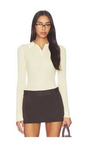 Long Sleeve Shrunken Polo en . Taille XL. Also en XS - Guest In Residence - Modalova