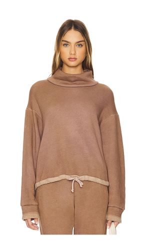 PULL TEDDY FLEECE FUNNEL in . Size S, XS - MONROW - Modalova