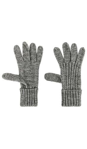 Hat Attack GANTS CABLE in Charcoal - Hat Attack - Modalova