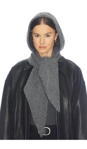 Cable Hooded Scarf in - Hat Attack - Modalova