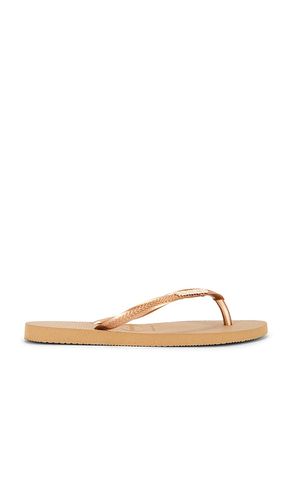 SANDALES SLIM LOGO METALLIC en . Taille 41/42. Also en 35/36 - Havaianas - Modalova