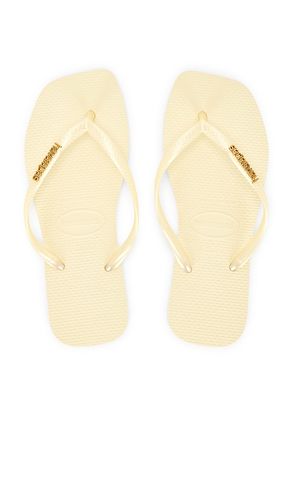 SANDALES SLIM SQUARE LOGO METALLIC en . Taille 35/36. Also en 41/42 - Havaianas - Modalova