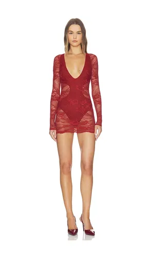 ROBE LACE VEILED MINI en . Taille L. Also en M, S, XL, XS - HAELO - Modalova