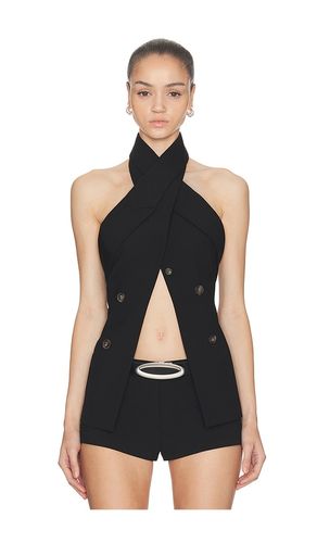 Wrap Lapel Halter Top en . Taille S. Also en XS, M, L, XL - HAELO - Modalova
